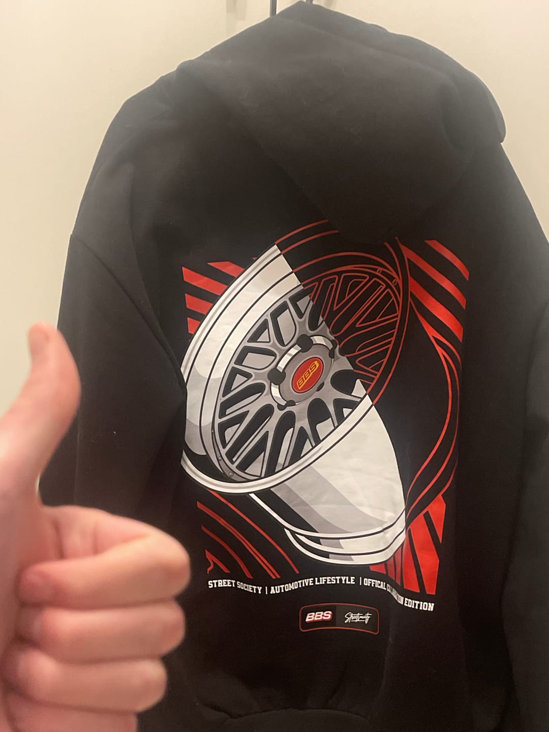 Customer photo review of Street Society "BBS Wheels - LM " Hoodie schwarz