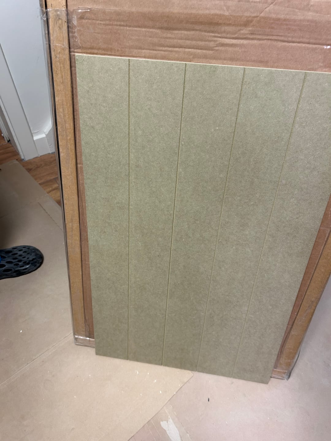 Customer photo review of Wide Tongue & Groove Wall Panels