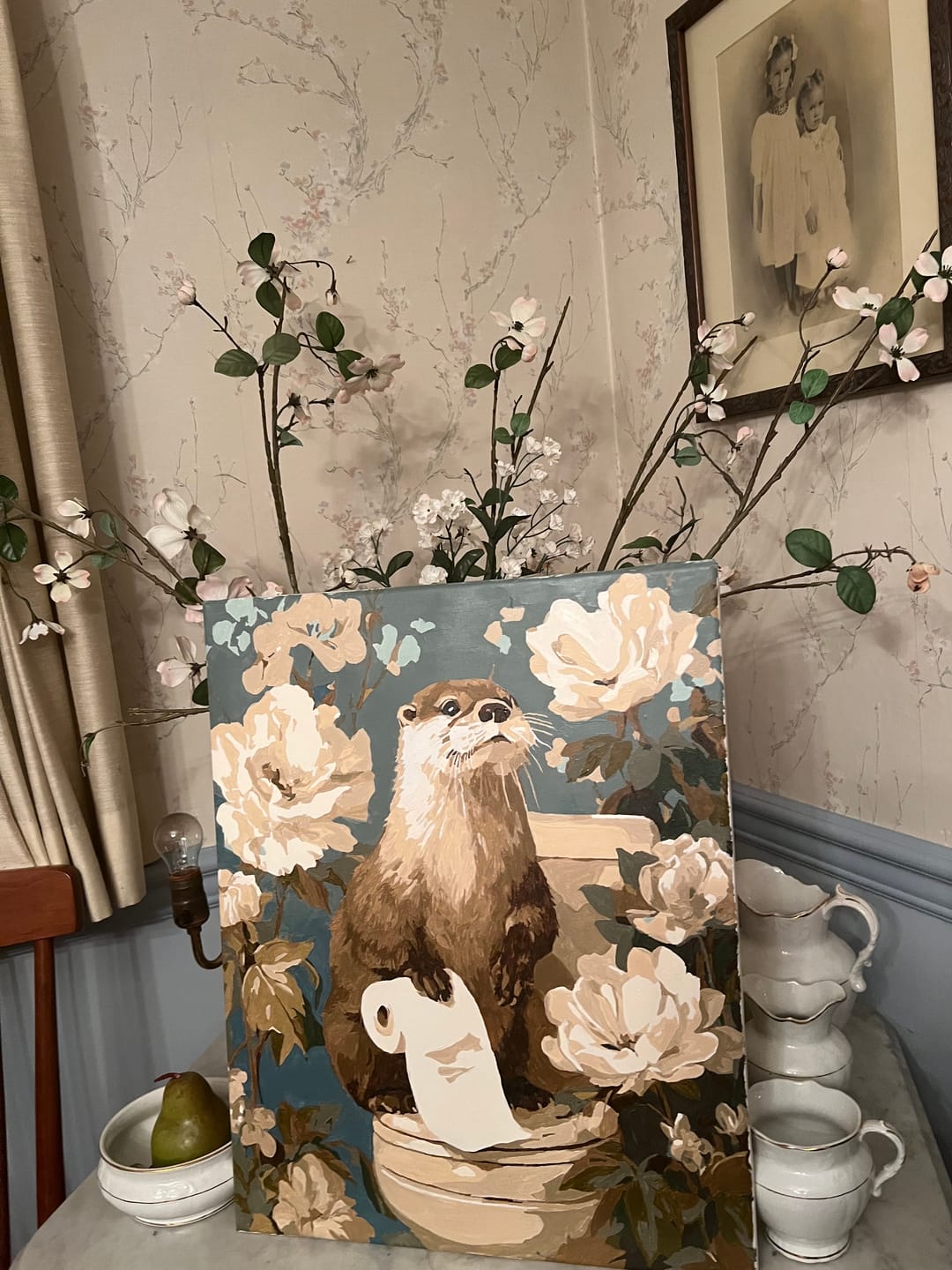 Customer photo review of Otter the helper | Paint by Number