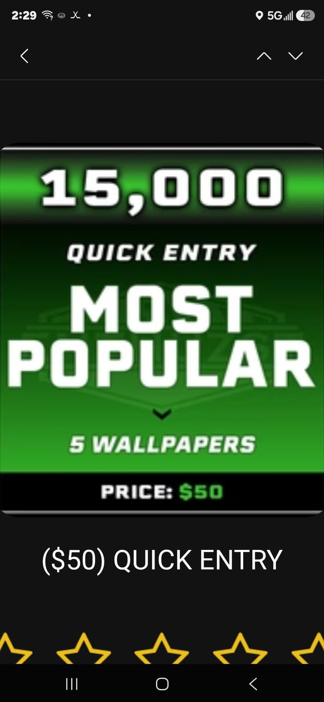 Customer photo review of ($50) QUICK ENTRY