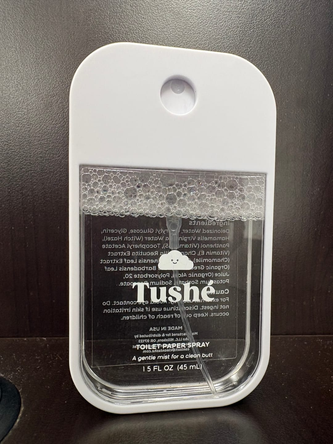 Customer photo review of Pocket Toilet Paper Spray