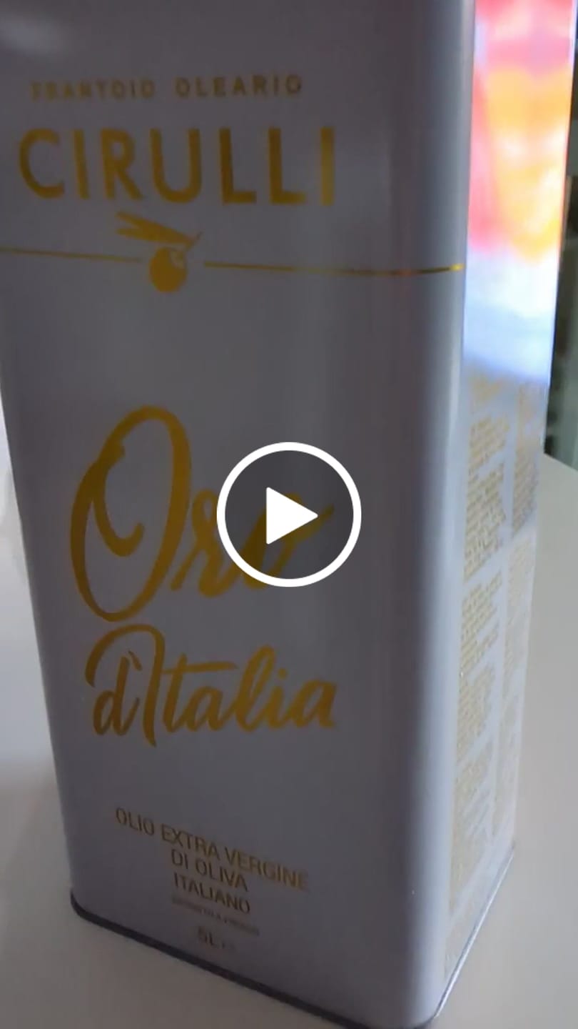 Customer video review of 1 lattina di olio extravergine di oliva • 5 Litri