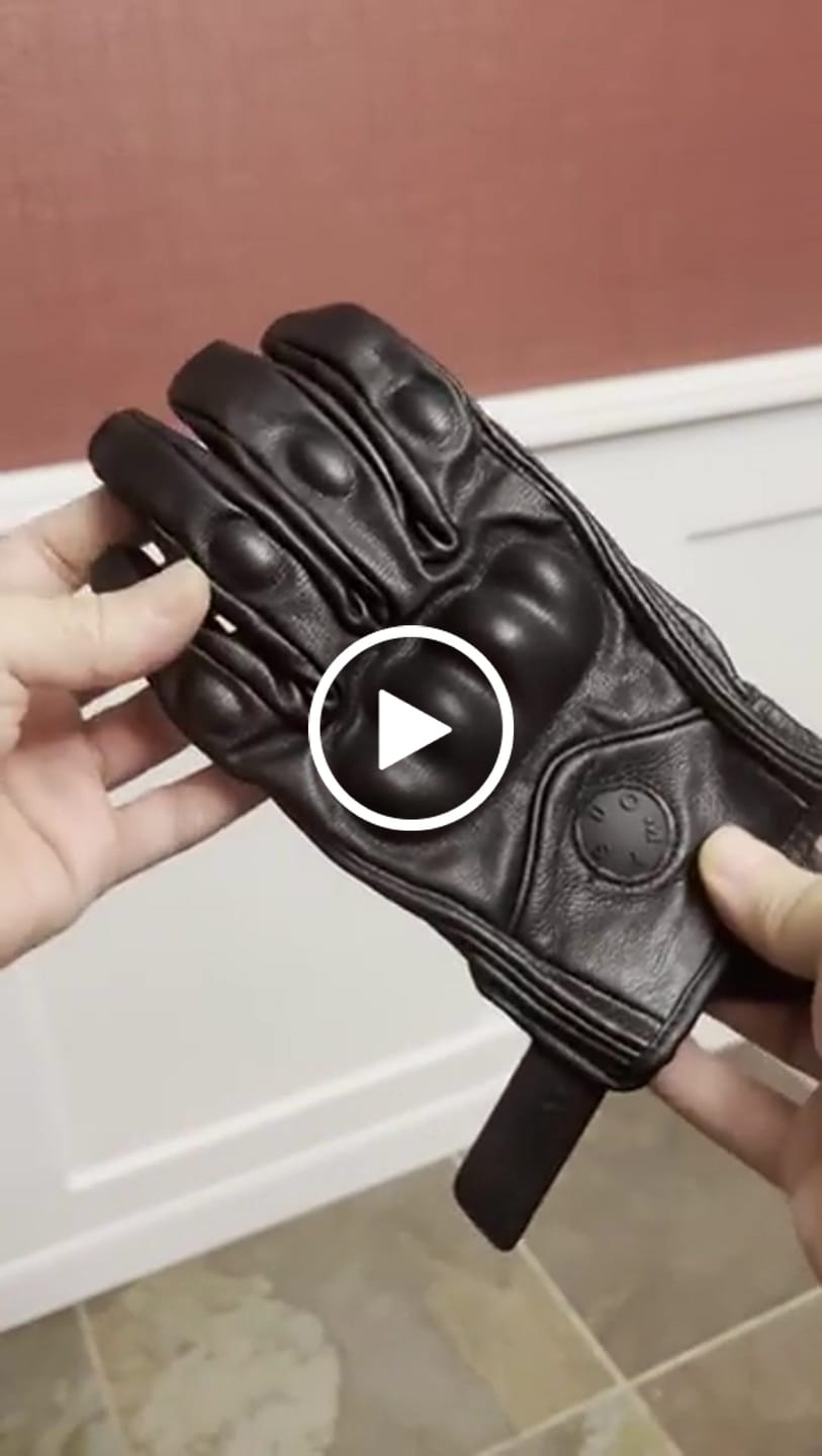 Customer video review of Vintage Leather Gloves