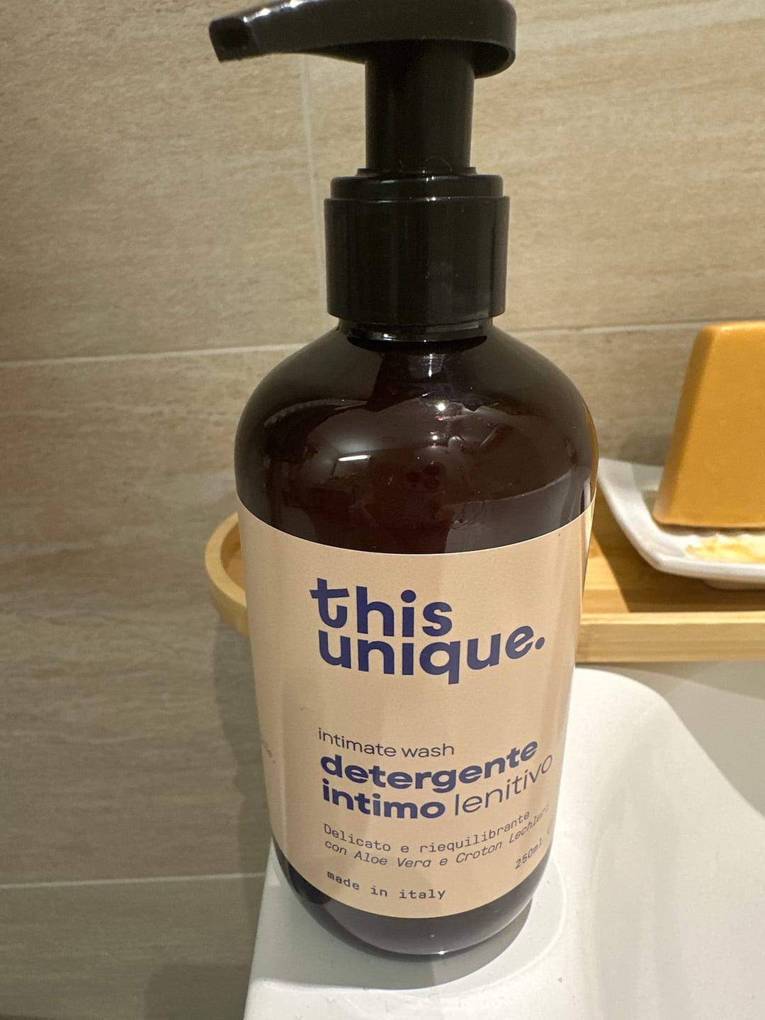 Customer photo review of Detergente intimo lenitivo