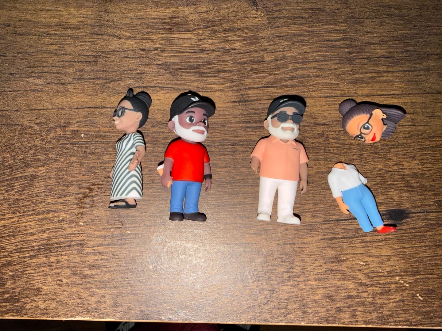 Customer photo review of Custom 3D Figure Keychain