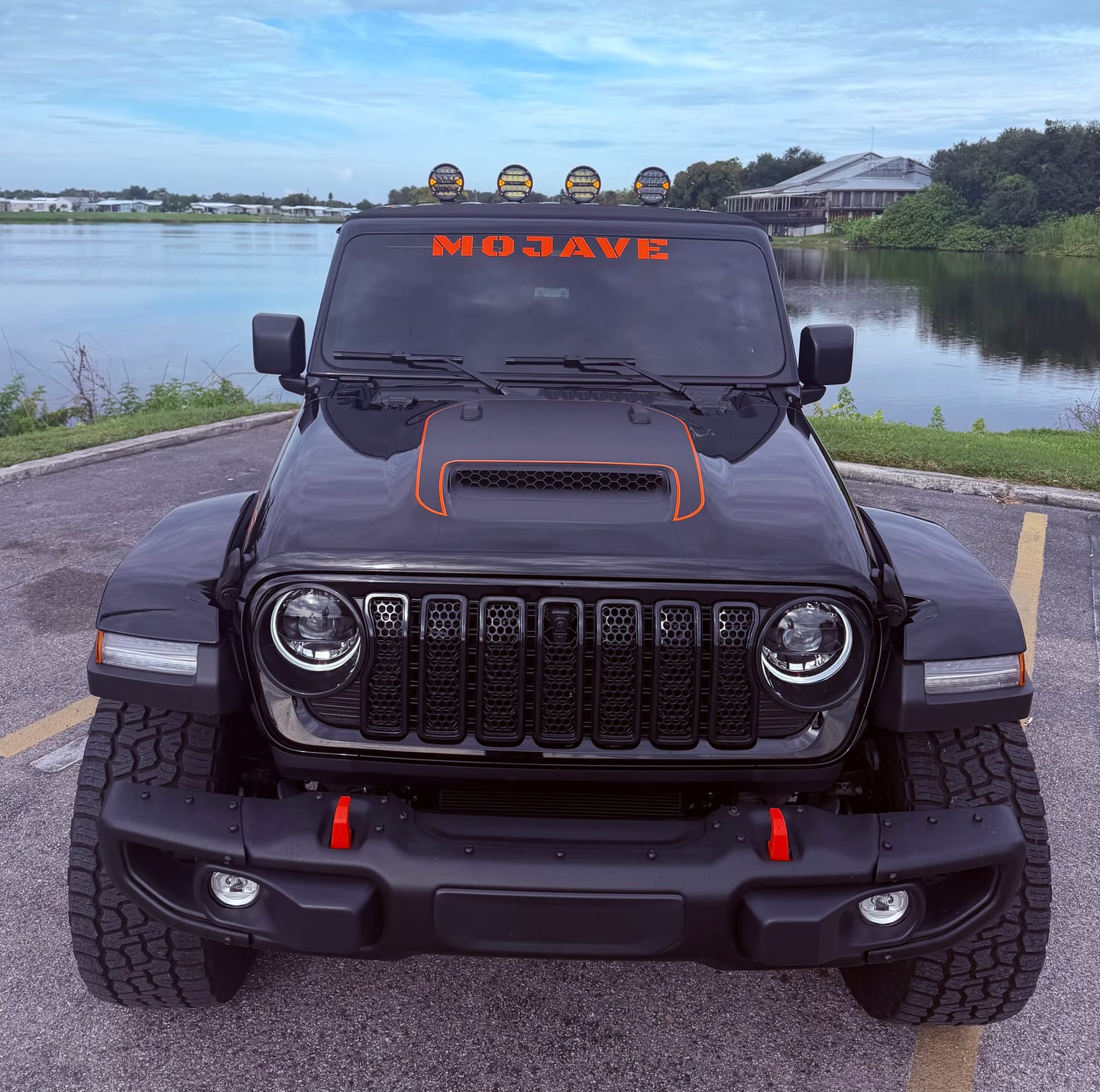 Customer photo review of Windshield Lettering