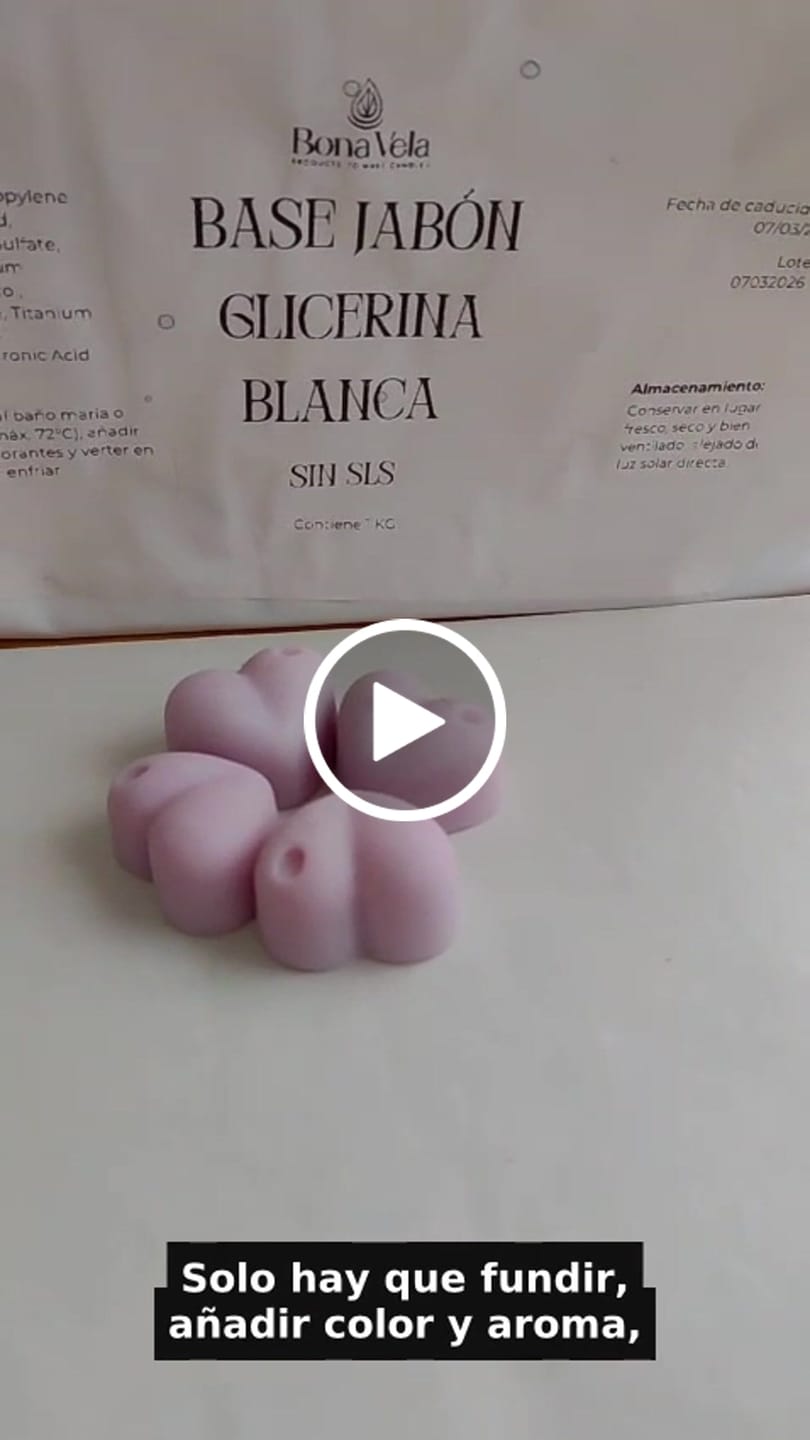 Customer video review of BASE JABÓN GLICERINA TRANSPARENTE | SIN SLS