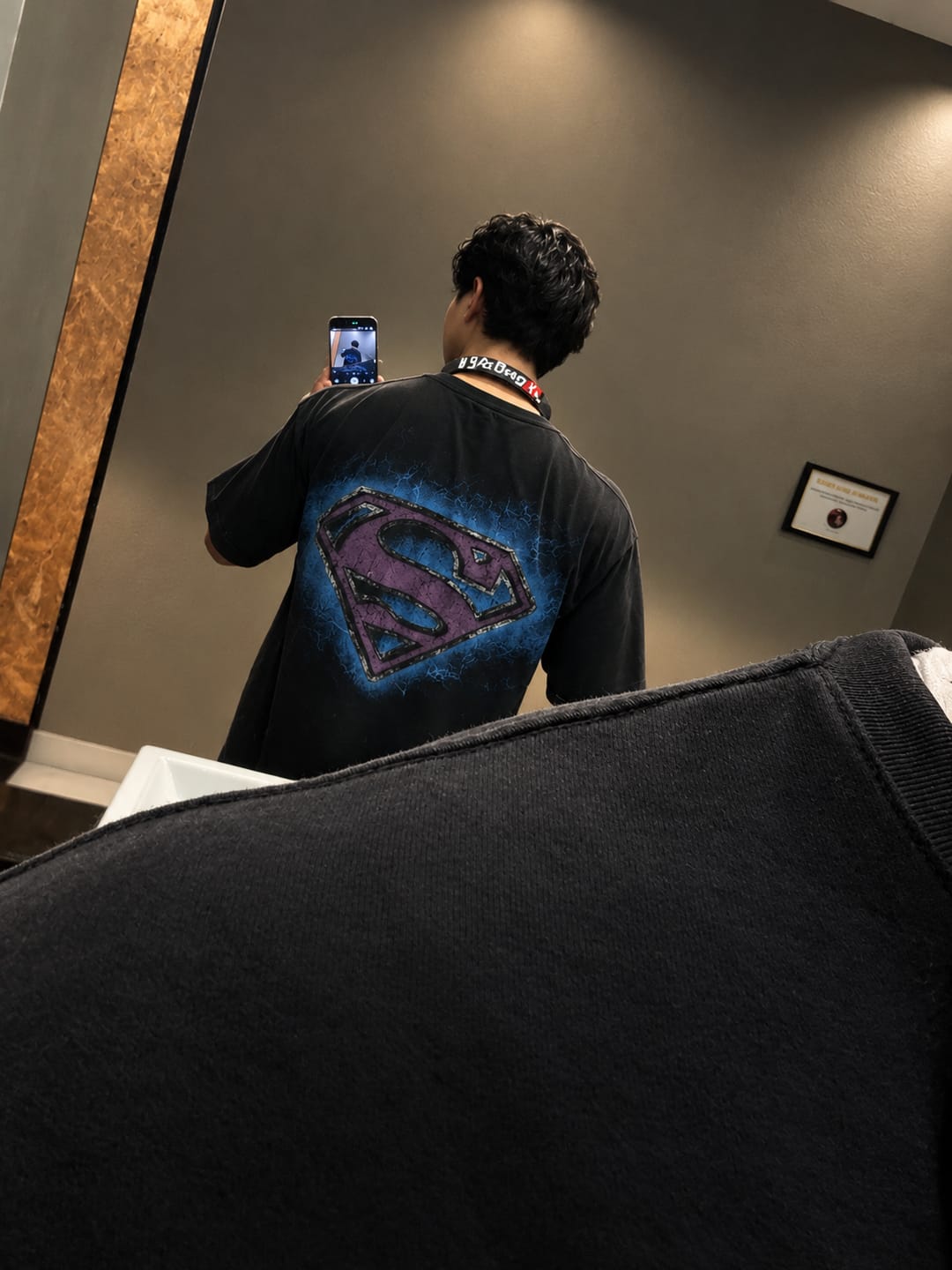 Customer photo review of 4044 - Superman Graphic Tees