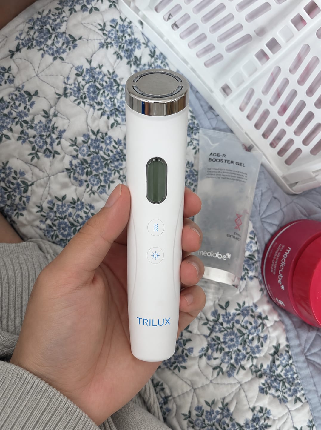 Customer photo review of At-Home LED Light Therapy Device