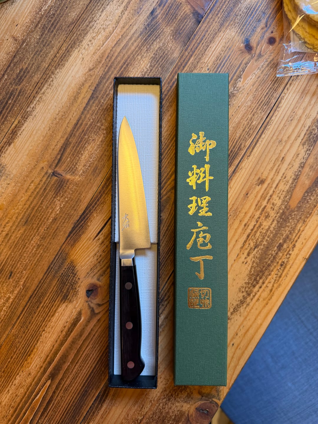 Customer photo review of Petty knife, VG5 stainless steel, migaki finish - Ohishi