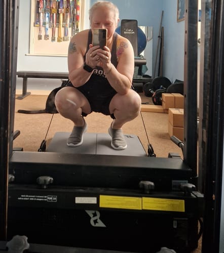 Customer photo review of Squat Belt
