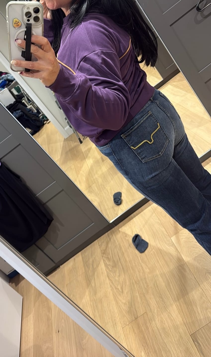 Customer photo review of Kimes Ranch Women's Sarah Slim Bootcut Jean