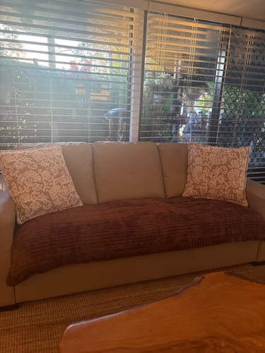 Customer photo review of Cosy Couch - Couch Cover