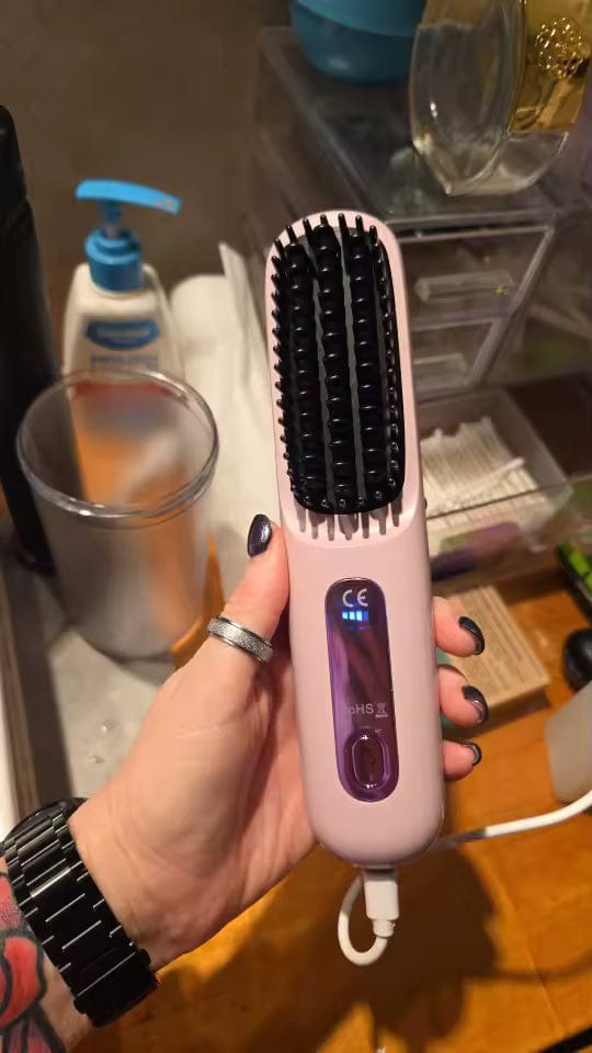Customer photo review of Tragbares Glätteisen