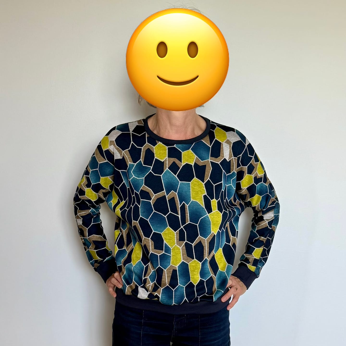 Customer photo review of Modern Mosaic Digital Modal-Touch Jersey Fabric