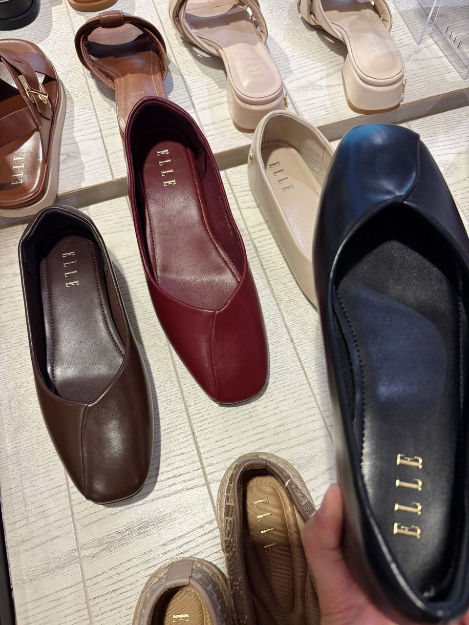 Customer photo review of Tulip Flats & Ballerinas In Coffee