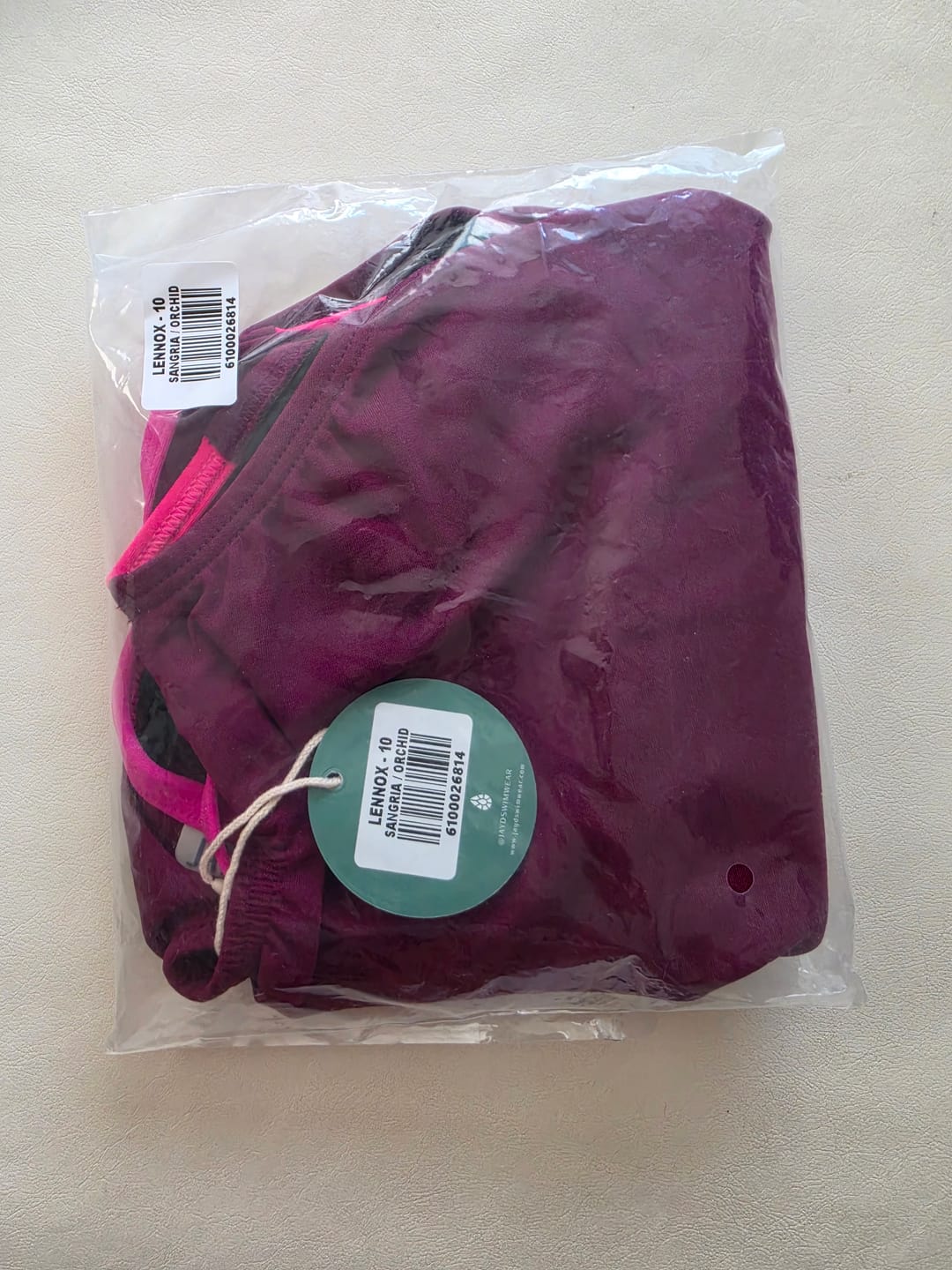 Customer photo review of LENNOX ONE PIECE - Sangria|Orchid