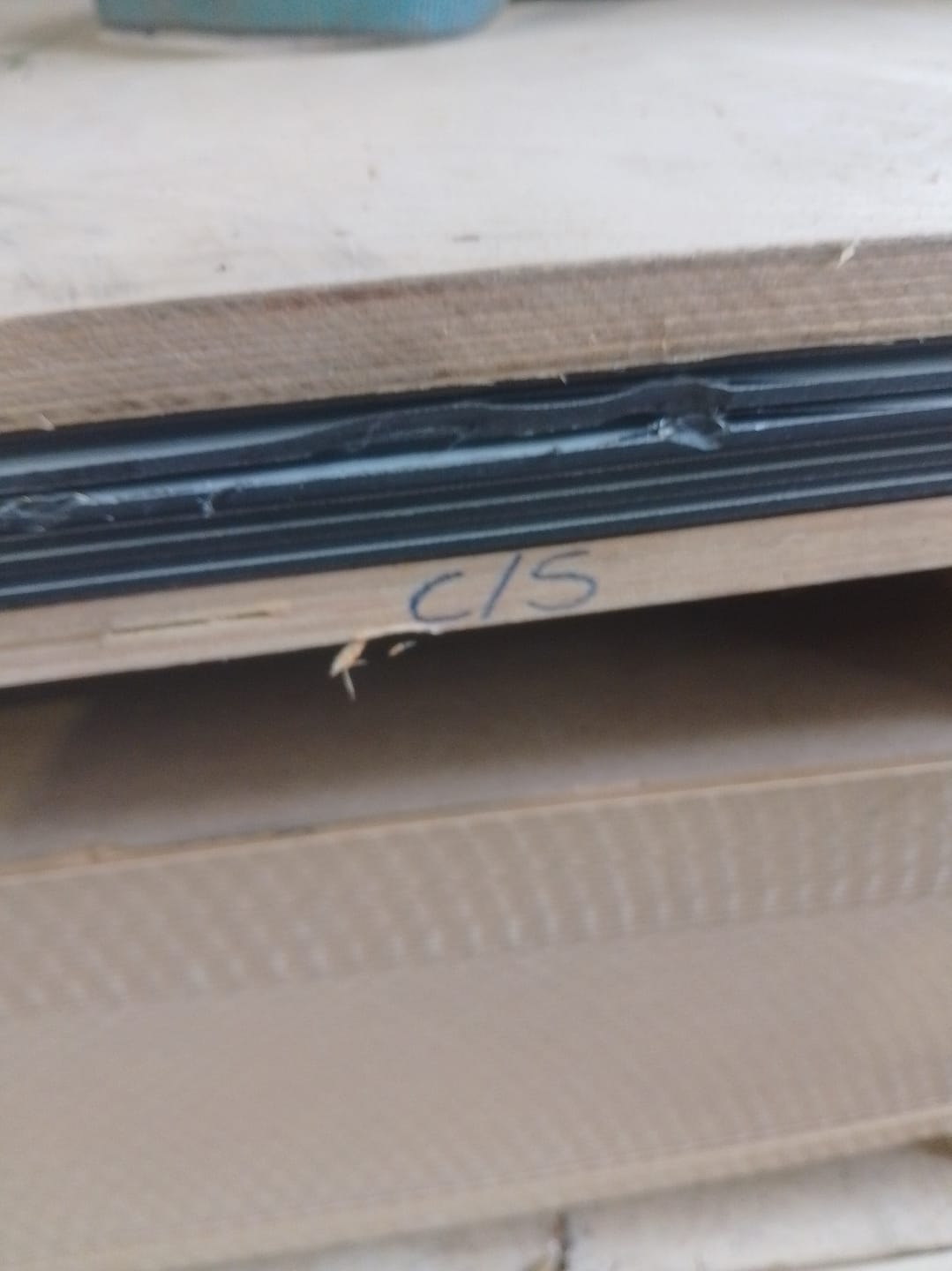Customer photo review of 3mm | Brushed Aluminium Composite Panel | 2440mm x 1220mm