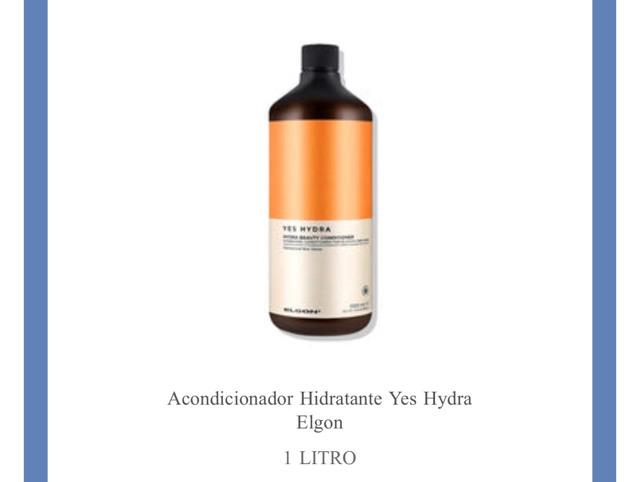 Customer photo review of Acondicionador Hidratante Yes Hydra Elgon
