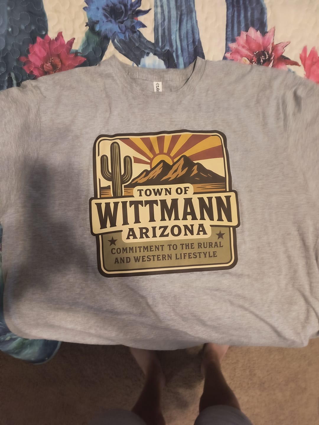 Customer photo review of Custom t-shirts