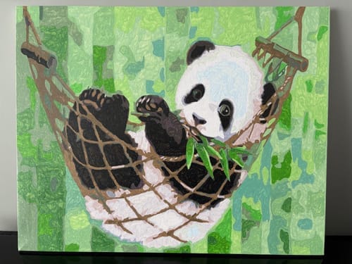 Customer photo review of Panda dans son Hamac