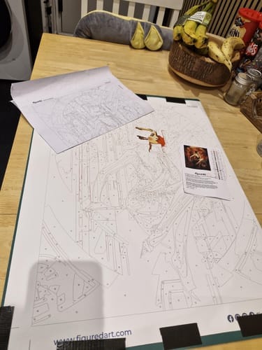 Customer photo review of Femme assise Art Déco