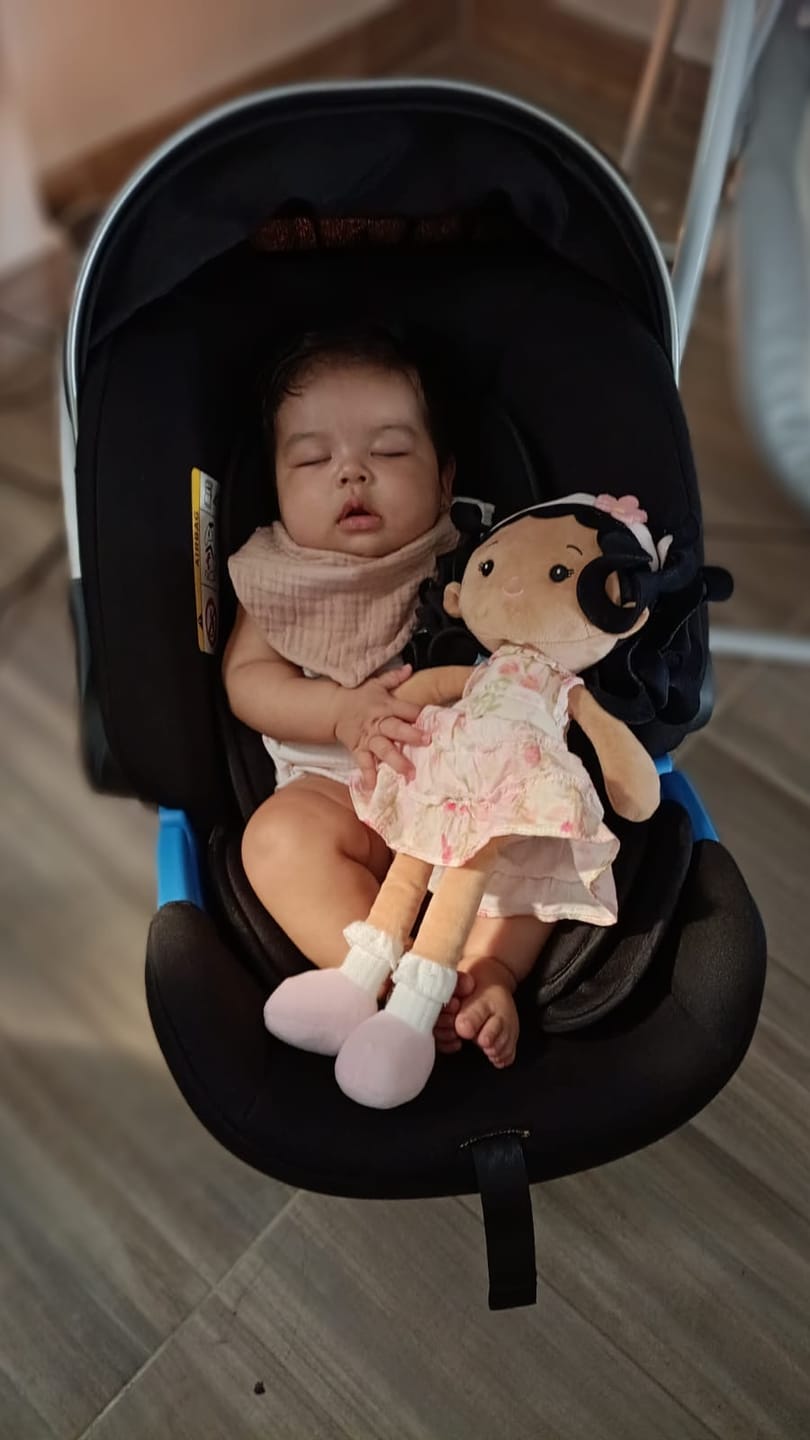 Customer photo review of Leyadoll Soft Plush Personalized Leya Doll, My First Baby Doll