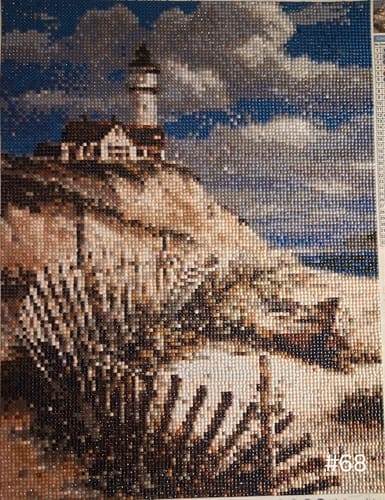 Customer photo review of Broderie Diamant - Bord de Mer