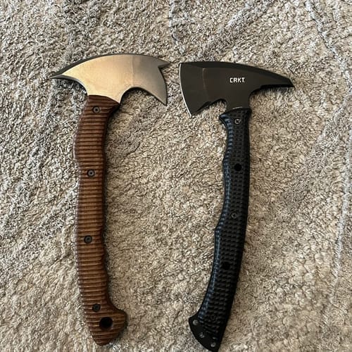 Customer photo review of Combat tomahawk "Barong" with polymer composite handle