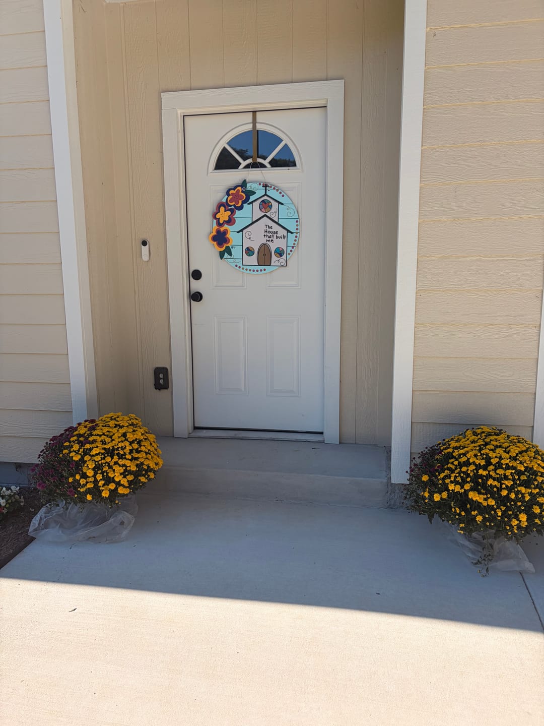 Customer photo review of The House That Built Me Door Hanger