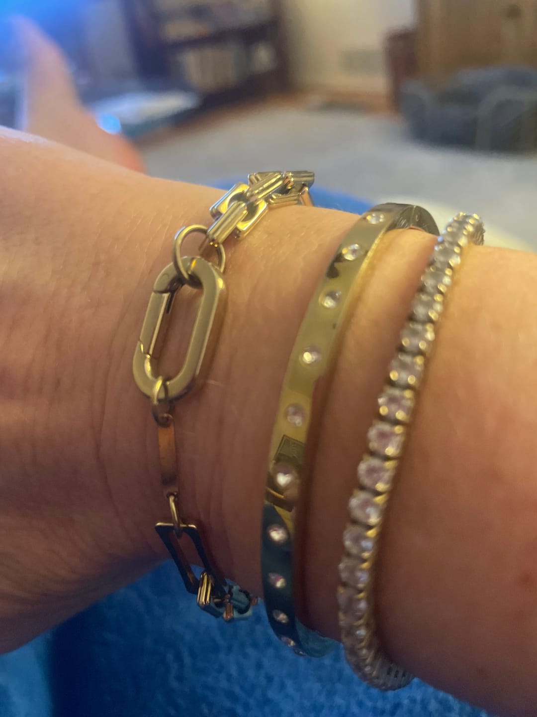 Customer photo review of The Lovers Chain Bracelet