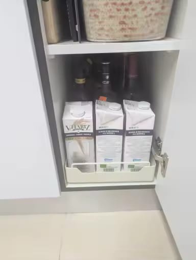 Customer photo review of Pull Out Cabinet Organizer