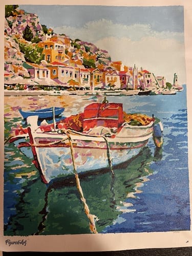 Customer photo review of Barque Amarrée au Port
