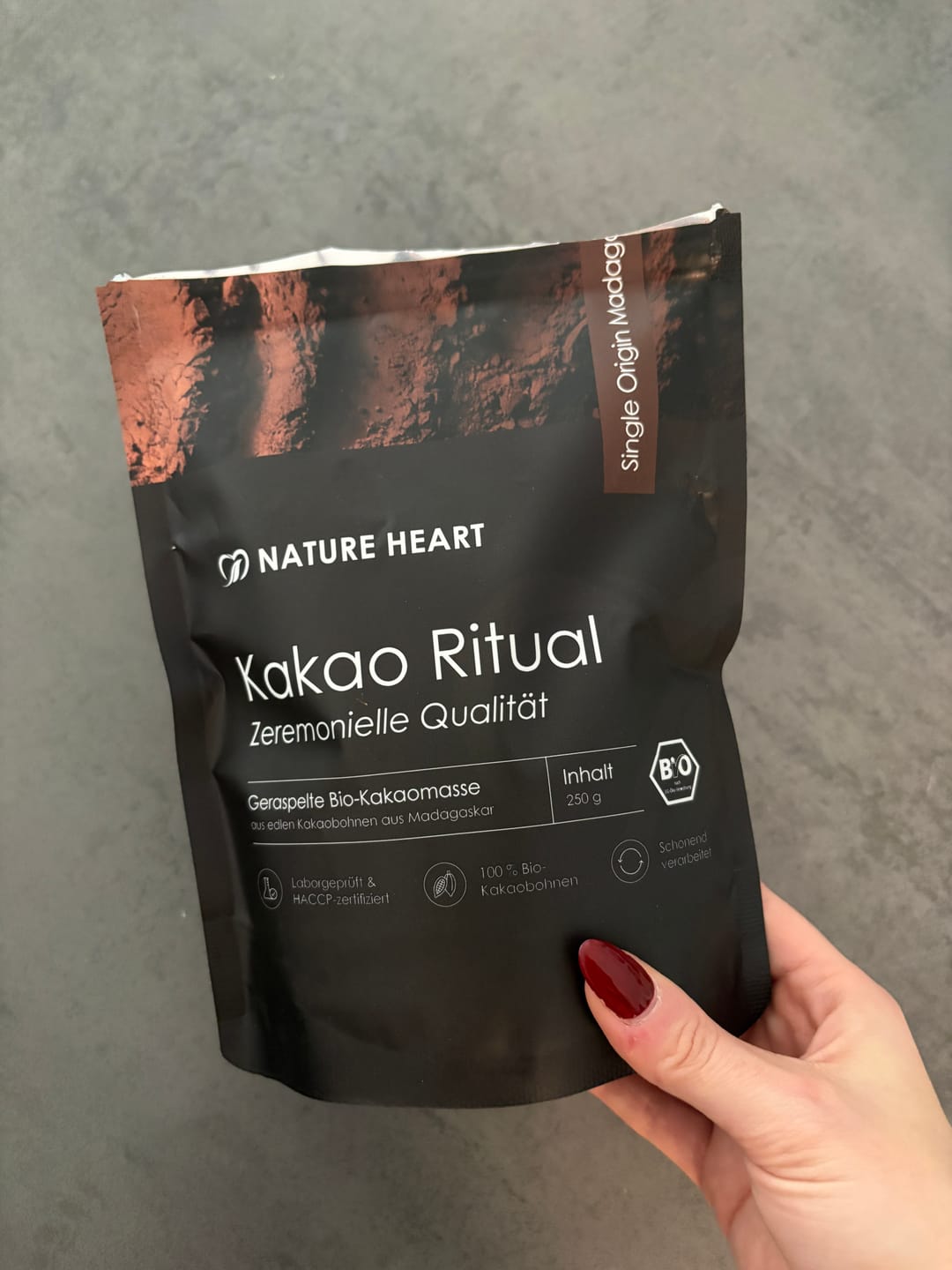Customer photo review of Bio Kakao Ritual - Single Origin aus Madagaskar