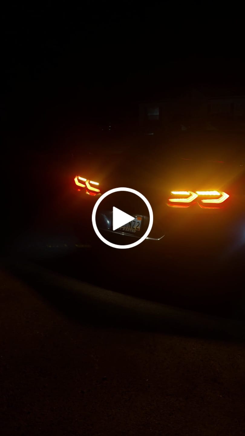Customer video review of 2019-24 Camaro Sequential Signal LED Rear Taillight