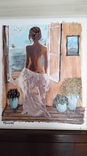 Customer photo review of Femme dénudée et grand Soleil