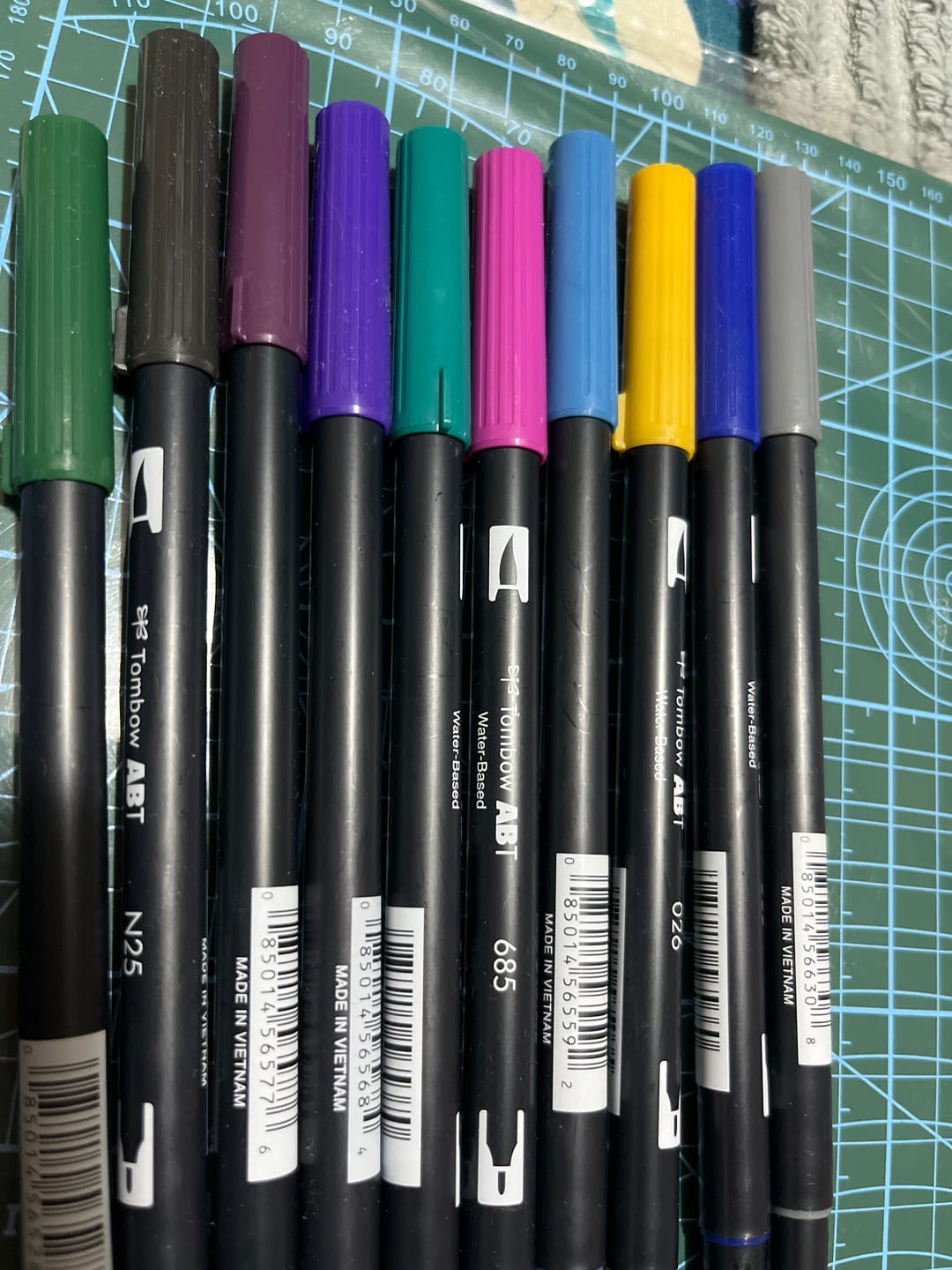 Customer photo review of Tombow Dual Brush - Set 10 Marcadores Bohemian