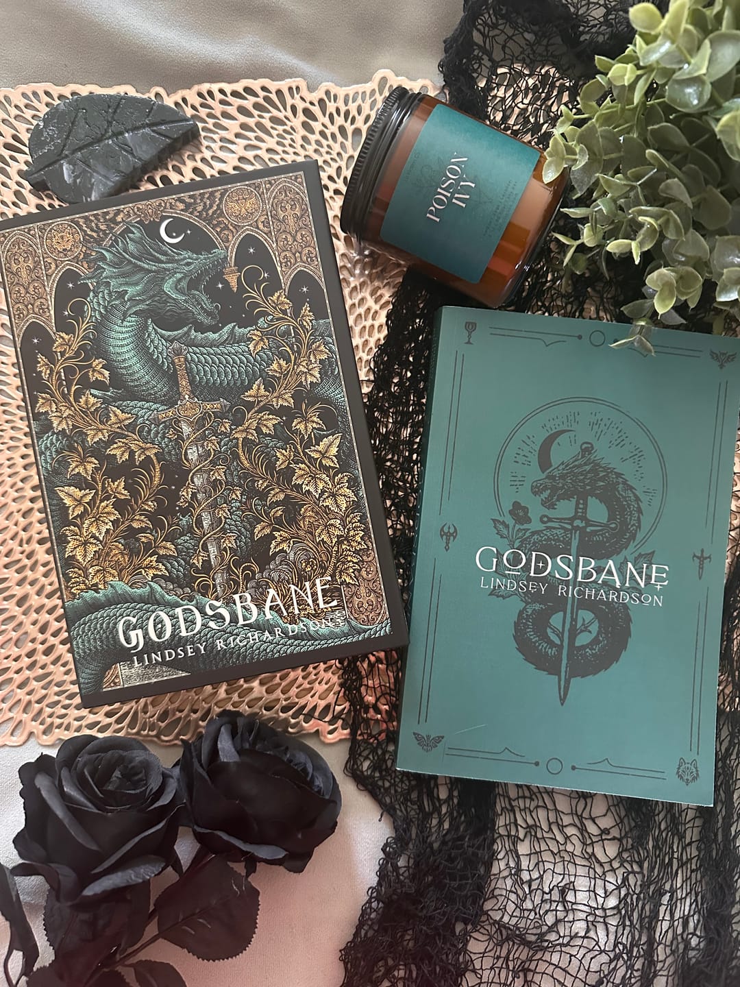 Customer photo review of Poison Ivy | Licensed Godsbane Character Candle | Lindsey Richardson