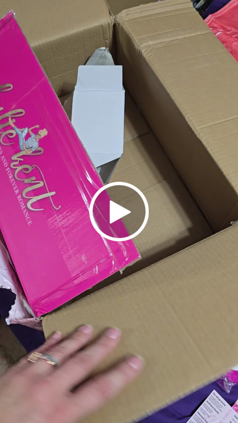 Customer video review of Large Blind Book Box