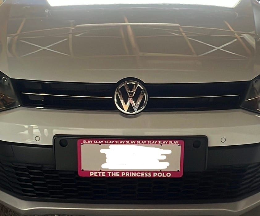 Customer photo review of Custom Plate Frames