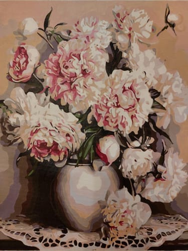 Customer photo review of Vase de Pivoines