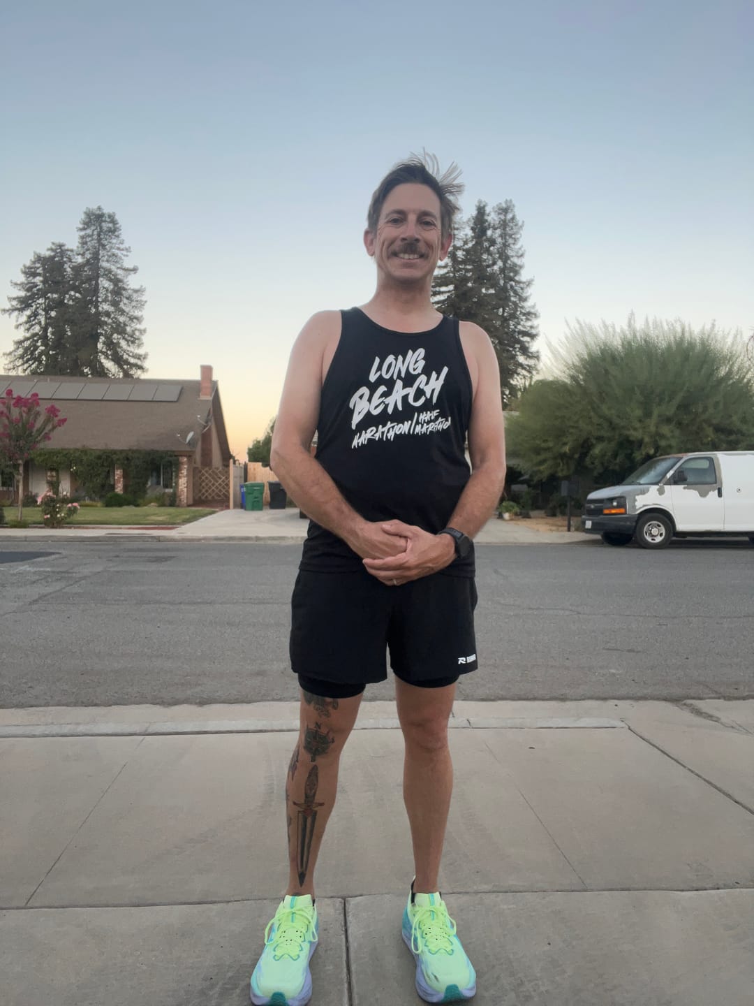 Customer photo review of RUNNR Marathon Pro Shorts