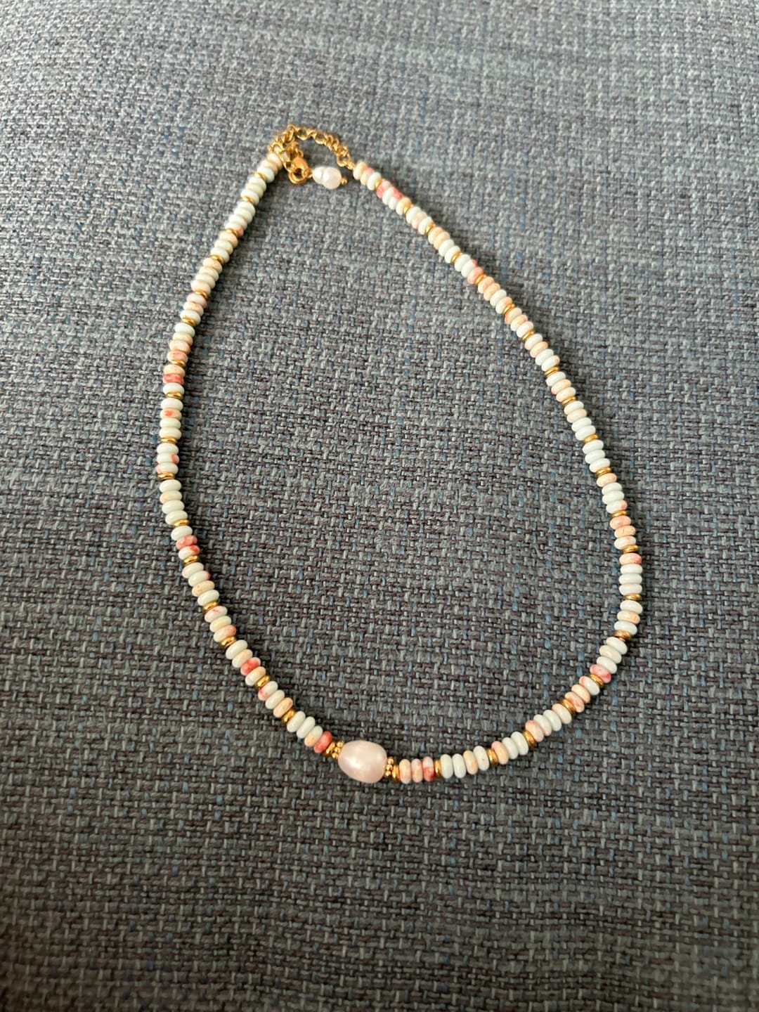 Customer photo review of Handmade Harmony Necklace