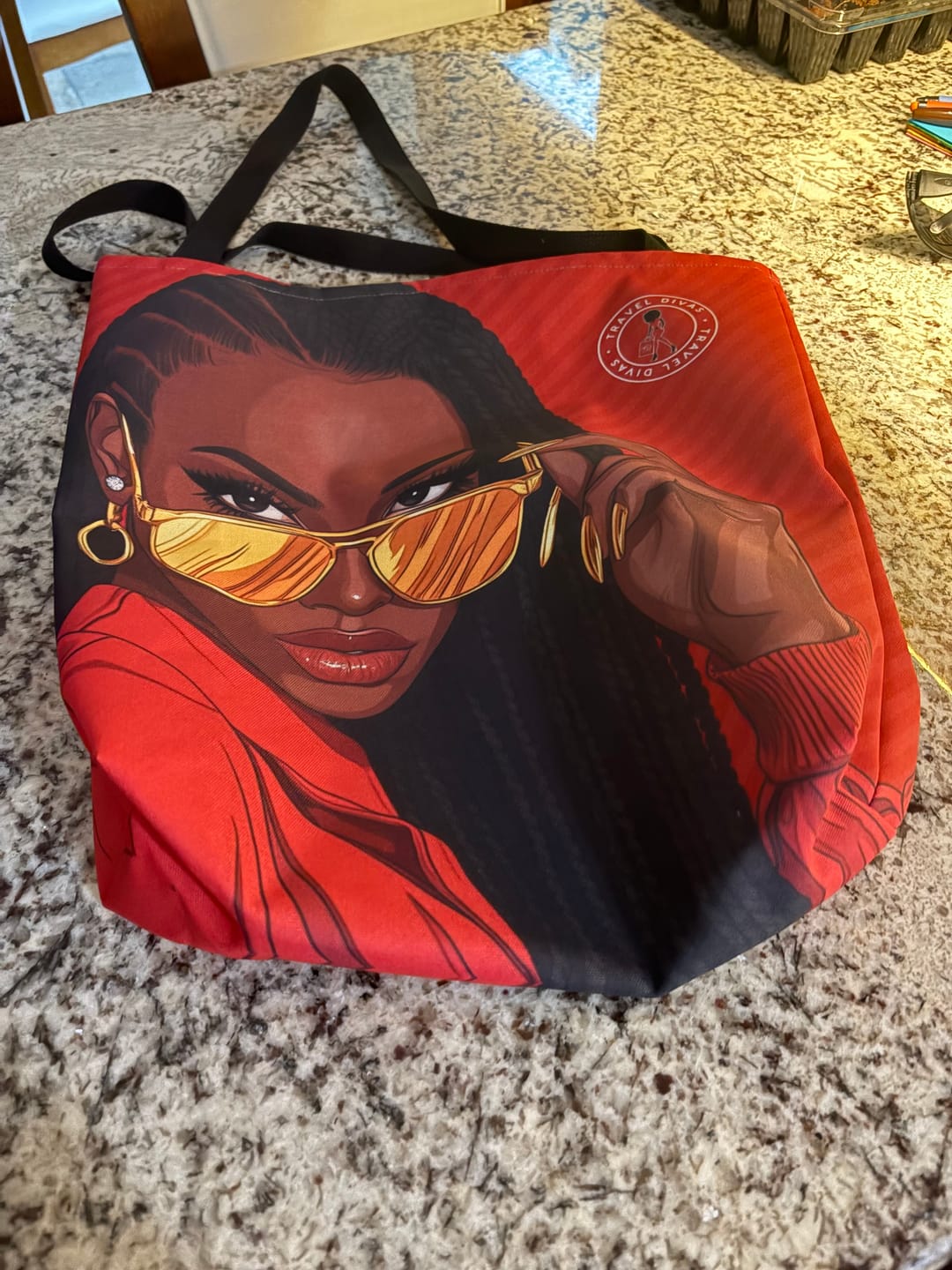 Customer photo review of Bold Diva Energy Tote