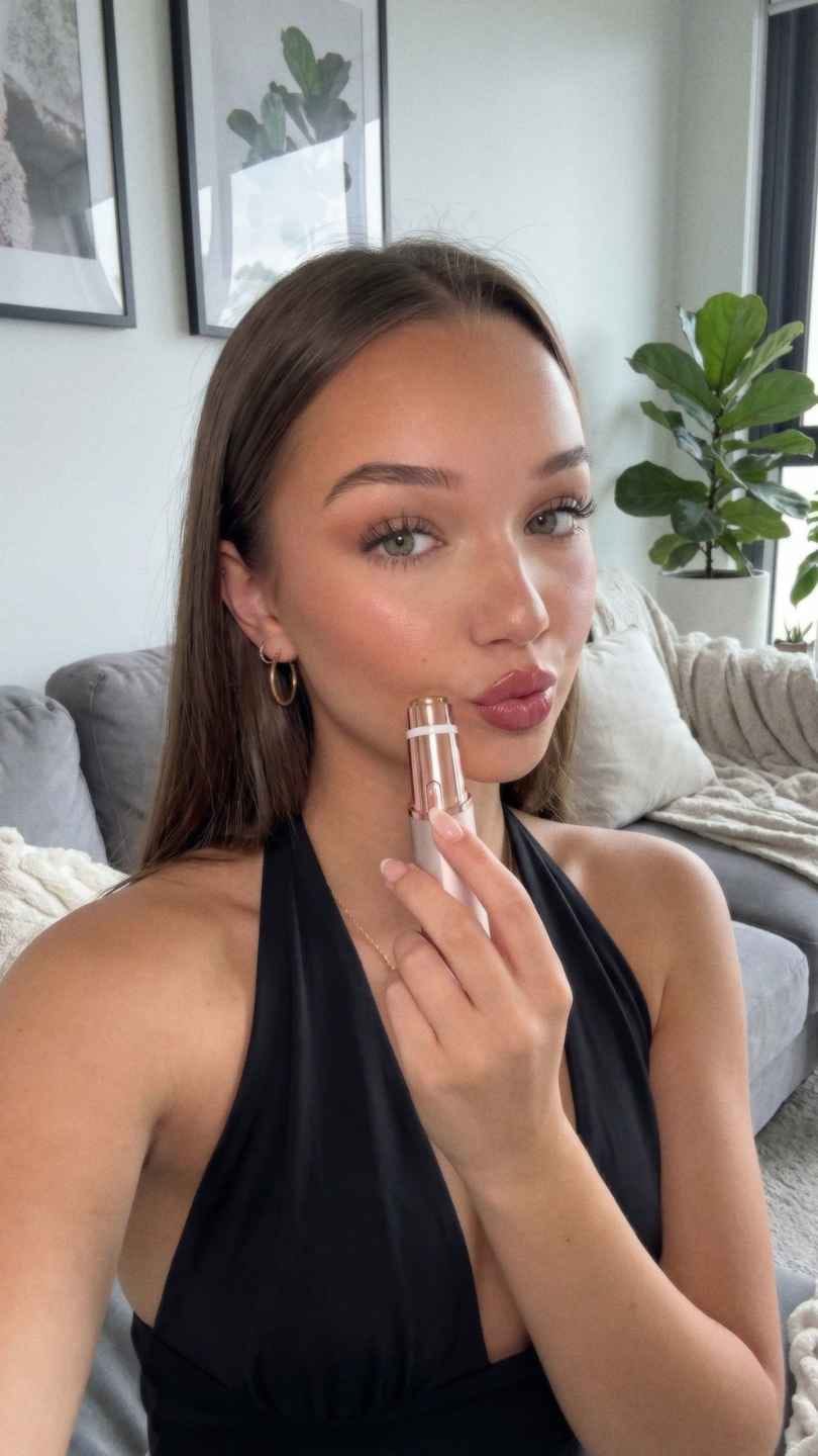 Customer photo review of Browzer™ Brow & Face Trimmer