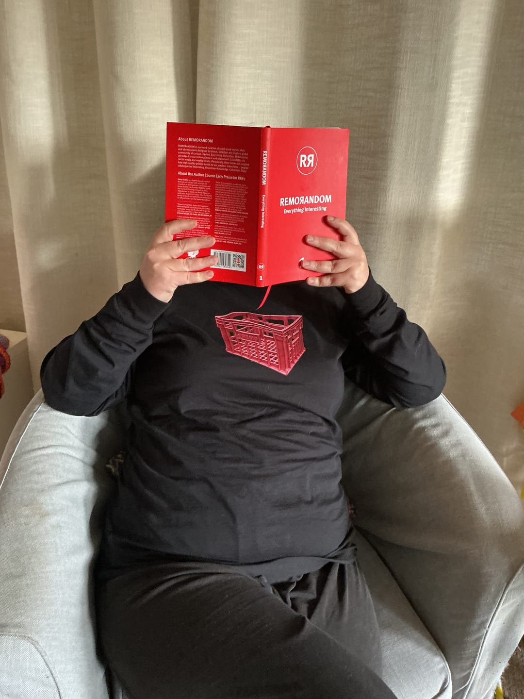 Customer photo review of Milk Crate Long Sleeve T Shirts