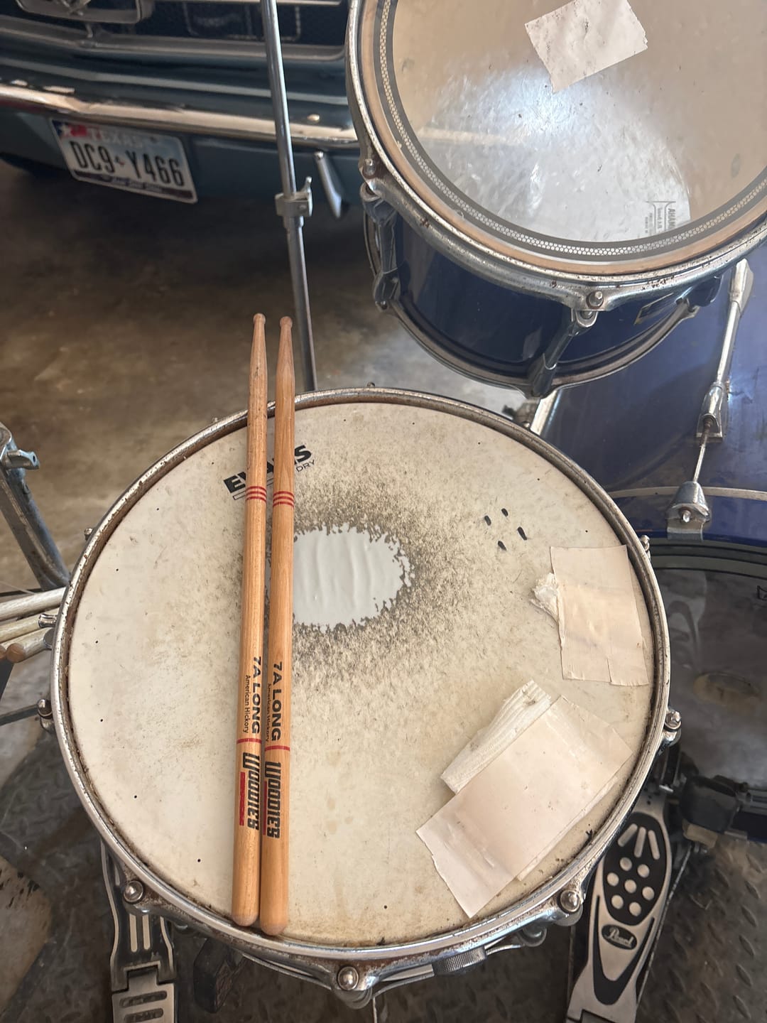 Customer photo review of American Hickory 7A LONG ROUND TIPS