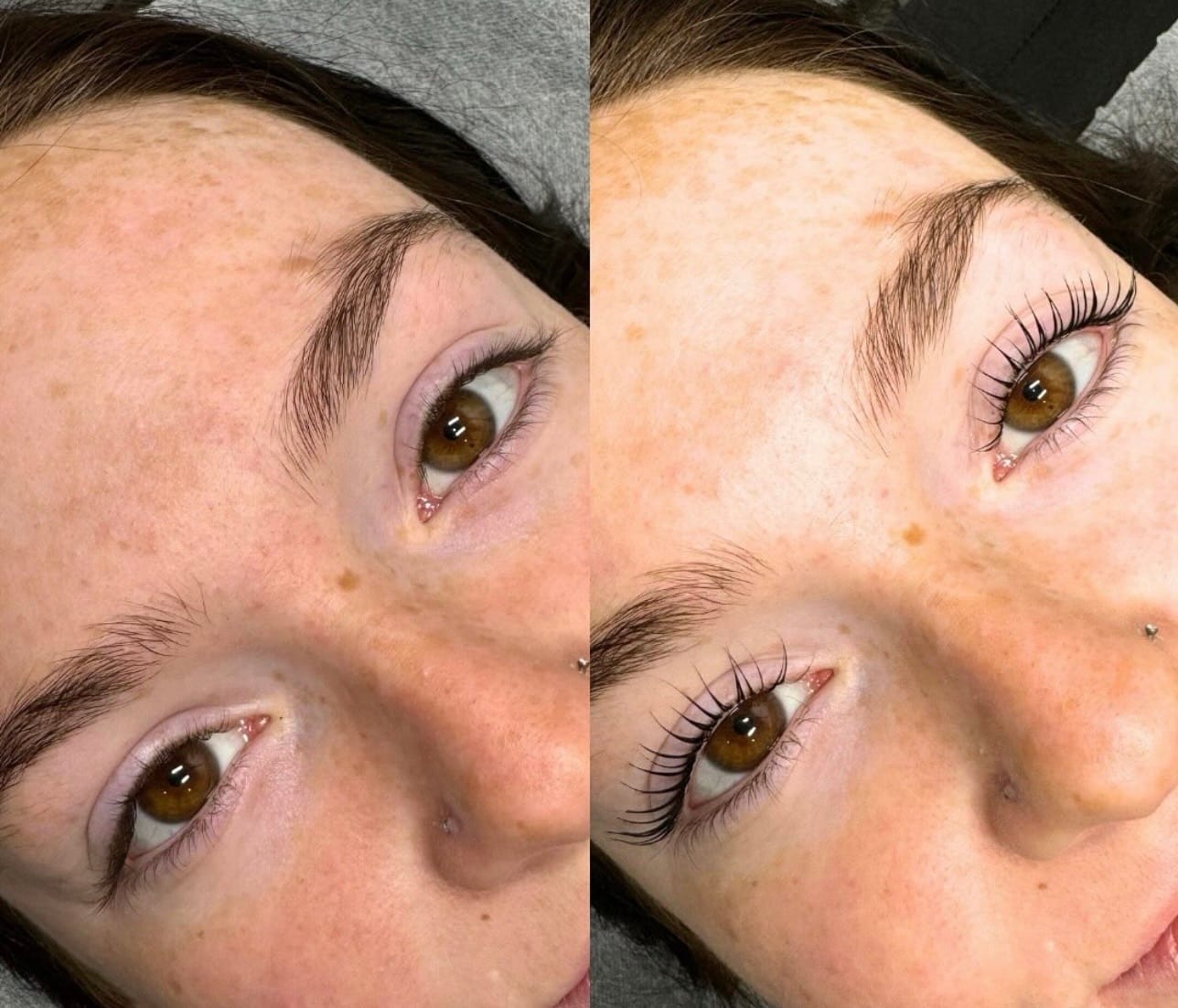 Customer photo review of Pure Care Lash & Brow Lift Pack