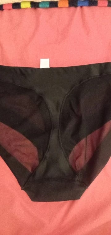 Customer photo review of Culotte taille haute à bandes croisées