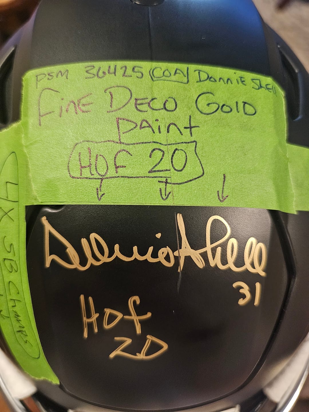 Customer photo review of Donnie Shell Autograph Signing